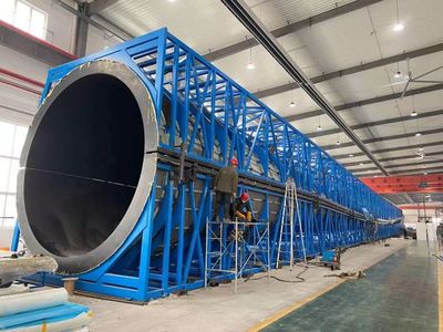 双一科技盐城基地成功研制100米非金属风电叶片模具，助力新能源产业升级